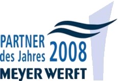 2008 - Die
Dipl.-Ing. H. Sitte GmbH & Co. KG wird Partner des Jahres der Meyer-Werft